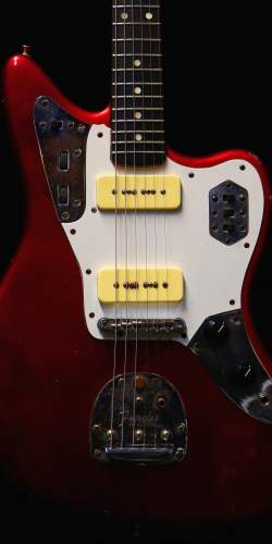 Fender Jaguar Modifiée Candy Apple Red de 1965