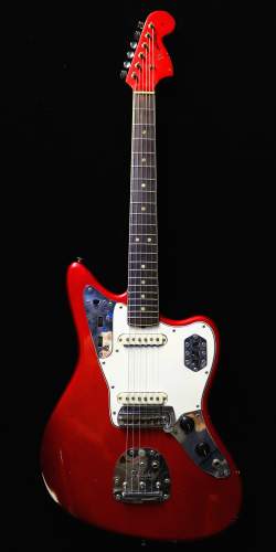 Fender Jaguar Candy Apple Red Over Gold de 1966