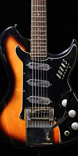 Burns Split Sound Bass Sunburst de 1962