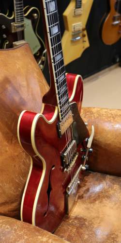 Gibson ES 355 T en rare configuration mono originale ! Cherry red de 1966