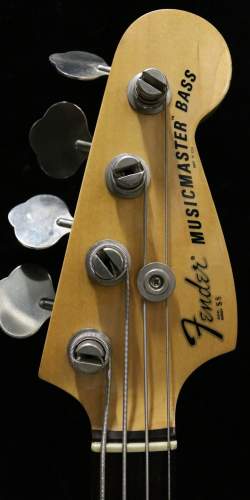 Fender Musicmaster Bass Black de 1978