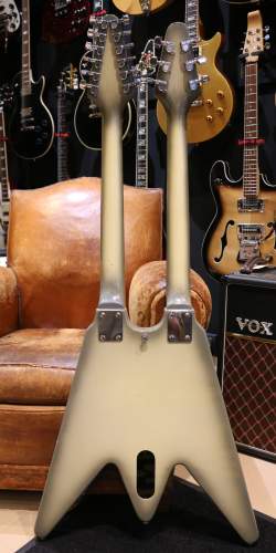 Jacobacci Flying V Double Manche Silverburst de 1981