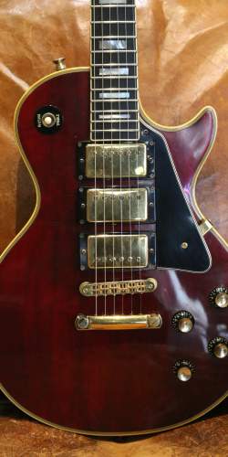 Gibson Les Paul Custom 3 Pickups Wine Red de 1977