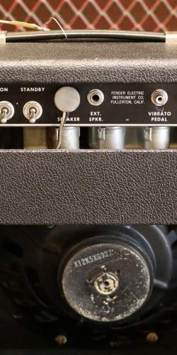 Fender Deluxe Reverb "Blackface" No Logo de 1964