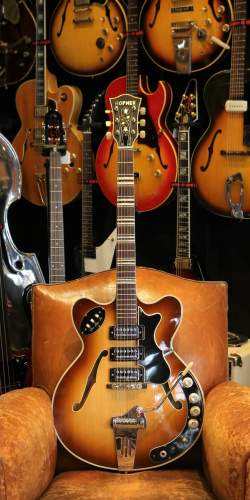 Hofner Verythin 4575 Tobacco Burst de 1960's