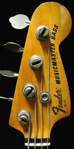 Fender Musicmaster Bass Ash Red de 1978