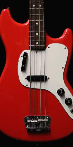 Fender Musicmaster Bass Fiesta Red de 1978