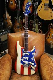 Philippe Dubreuille Stars and Stripes (Wayne Kramer) Custom Stratocaster