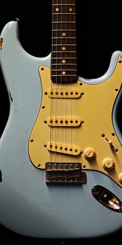 Fender Stratocaster Sonic Blue over Sunburst de 1959