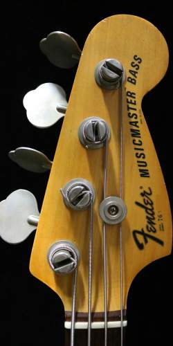 Fender Musicmaster Bass Black de 1976