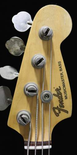 Fender Musicmaster Bass Black de 1976