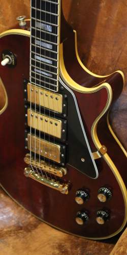 Gibson Les Paul Custom 3 Pickups Wine Red de 1977