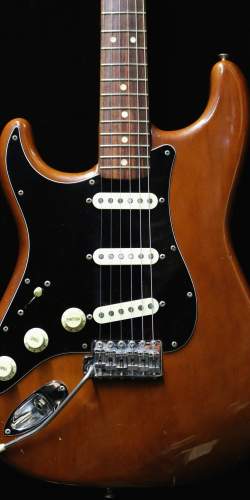 Fender Stratocaster Gaucher Mocha Brown de 1974