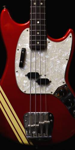 Fender Mustang Bass Red Competition de 1973