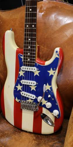 Philippe Dubreuille Stars and Stripes (Wayne Kramer) Custom Stratocaster