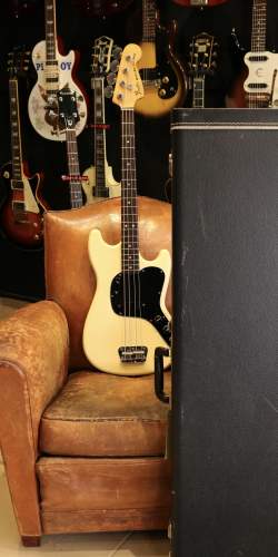 Fender Musicmaster Bass Olympic White de 1978