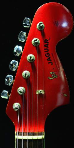 Fender Jaguar Candy Apple Red Over Gold de 1966