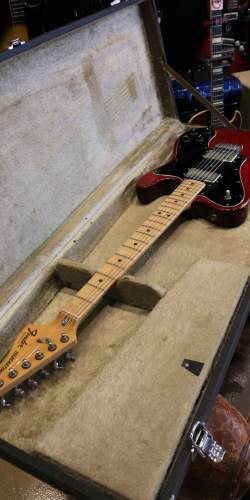 Fender Telecaster Deluxe Translucide Red de 1978