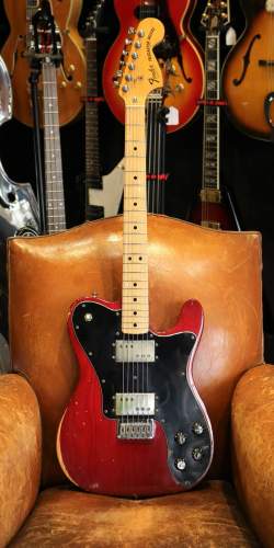 Fender Telecaster Deluxe Translucide Red de 1978