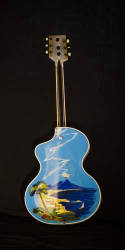 Wandre Davoli BB Volcano hand painting