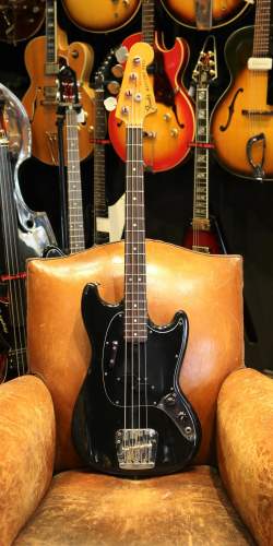 Fender Mustang Bass Black de 1977
