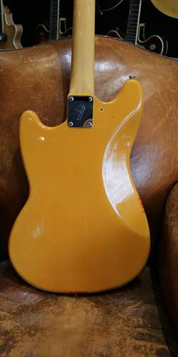 Fender Mustang Yellow Competition (Matching Headstock) de 1969