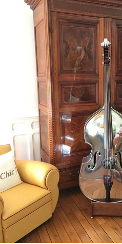 Contrebasse Aluminium poli 1936