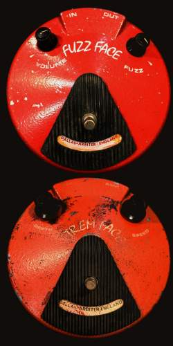 Dallas Arbiter Fuzz Face de 1969 et Trem Face de 1969
