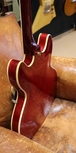 Gibson ES 355 T en rare configuration mono originale ! Cherry red de 1966