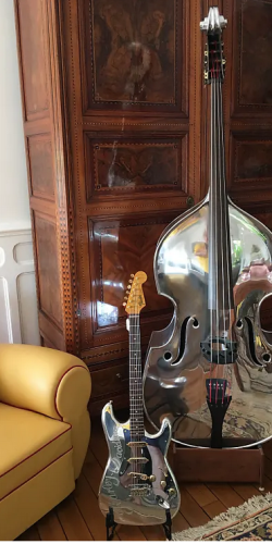 Contrebasse Aluminium poli 1936