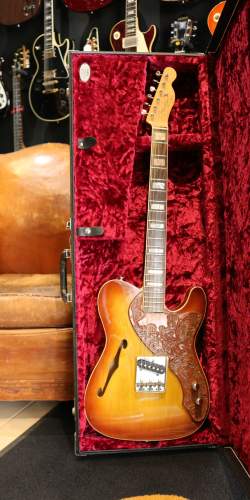 Fender Esquire Thinline Custom Built by Fred Stuart for Pete Anderson Sunburst de 1993