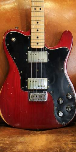 Fender Telecaster Deluxe Translucide Red de 1978
