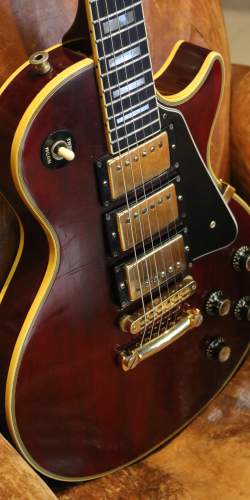 Gibson Les Paul Custom 3 Pickups Wine Red de 1977