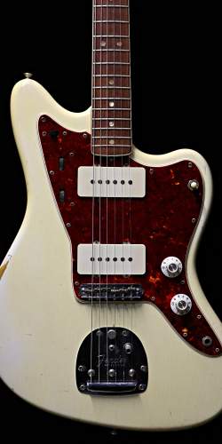 Fender Jazzmaster Olympic White Matching Headstock de 1966