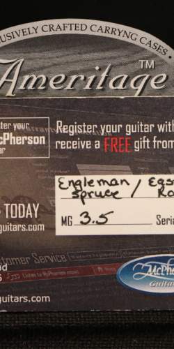 McPherson MG 3.5 Naturelle de 2006