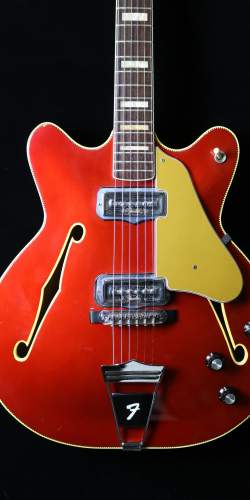 Fender Coronado II candy apple red de 1974