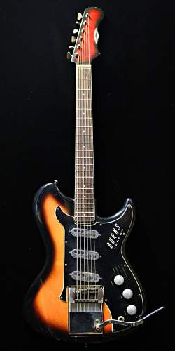 Burns Split Sound Bass Sunburst de 1962
