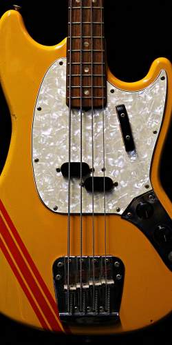 Fender Mustang Bass Yellow Competition de 1972