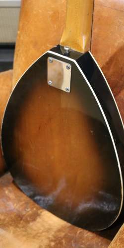 Vox Mark XII "Teardrop" 12-String Thinline 2-Tone Sunburst Flame Top Made in Italy des 1960's