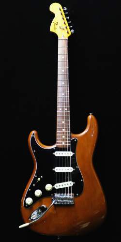 Fender Stratocaster Gaucher Mocha Brown de 1974